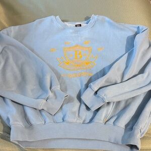 Embroidered crewneck